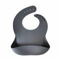 Night comet silicone baby bib — Silicone Waterproof Baby Bib on white background