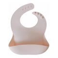 Pot pourri silicone baby bib — Silicone Waterproof Baby Bib on white background
