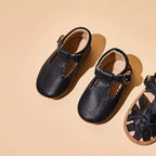 Nile Blue Leather Baby T Bar Shoe — baby shoes gift-ready packaging and presentation
