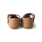 Peanut Leather Baby T Bar Shoe — baby shoes sole and strap detail view