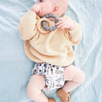 Peanut Leather Baby T Bar Shoe — baby shoes gift-ready packaging and presentation