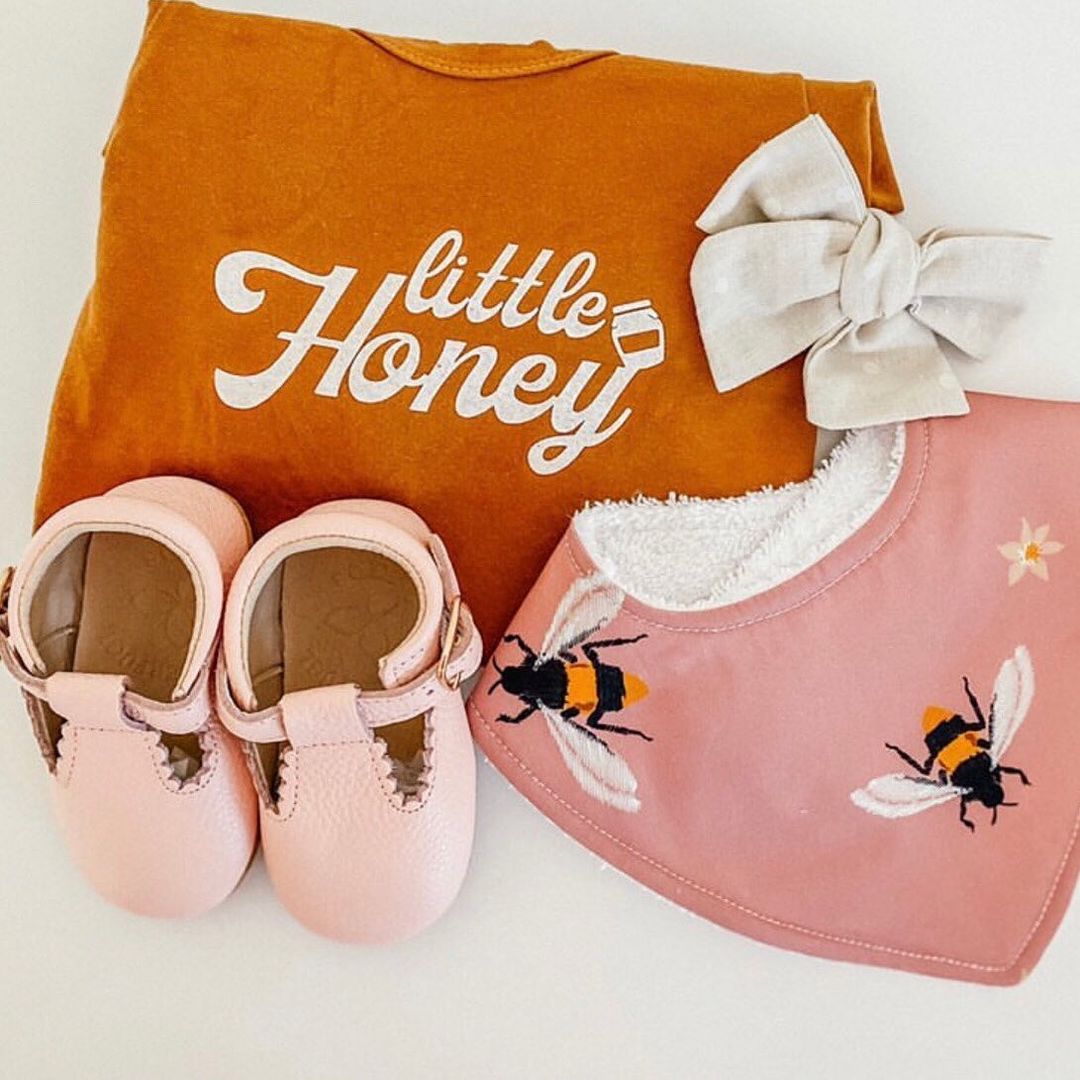 Wisp Pink Leather Baby T Bar Shoe — baby shoes product styling
