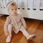Wisp Pink Leather Baby T Bar Shoe — baby shoes product styling
