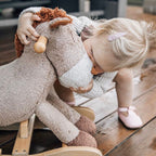 Wisp Pink Leather Baby T Bar Shoe — baby shoes colour swatch detail