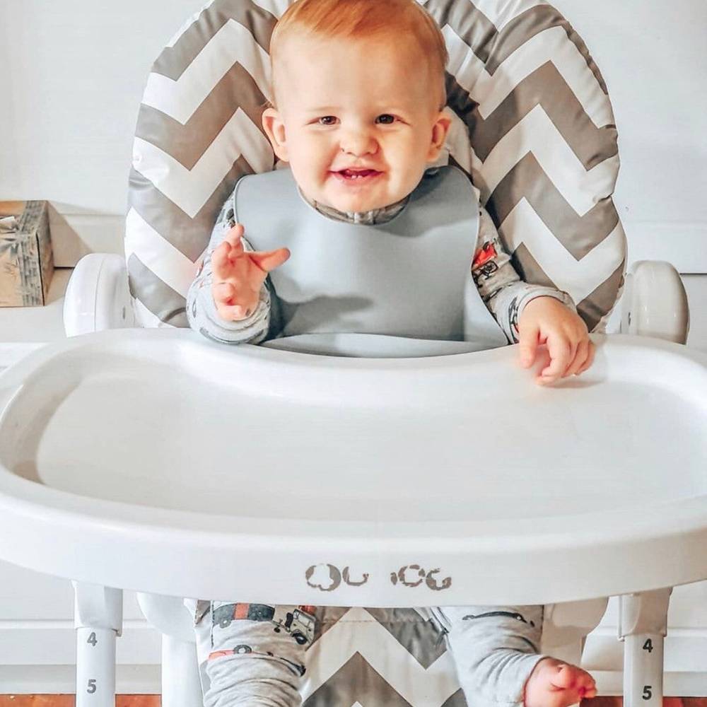Silicone Baby Feeding Set in Cherry Blossom — cherry blossom baby bib product styling