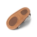 Snow White Weave Leather Baby Sandal — baby sandals styled flat lay with nursery accessories