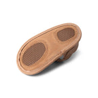 Tawny Weave Leather Baby Sandal — baby sandals styled flat lay with nursery accessories