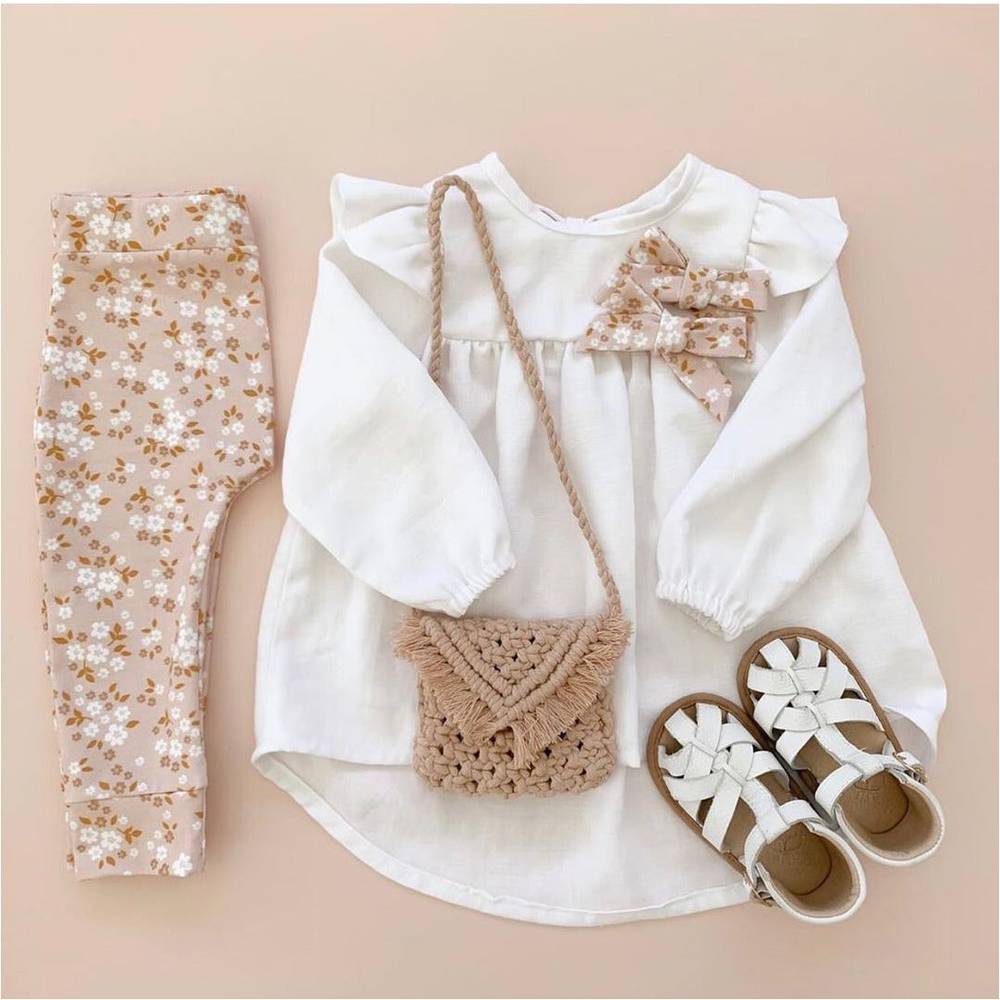 White Leather Baby Sandal — baby sandals colour swatch detail