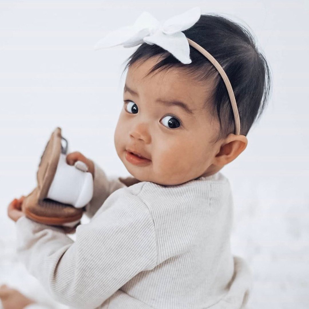 White Leather Baby Sandal — baby sandals product styling