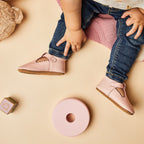 Wisp Pink Leather Baby T Bar Shoe — baby shoes product styling