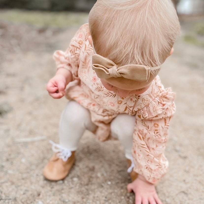 Teddy Baby Lace Up Oxford Bootie — baby booties product styling