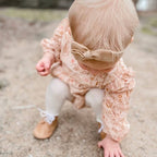 Teddy Baby Lace Up Oxford Bootie — baby booties product styling