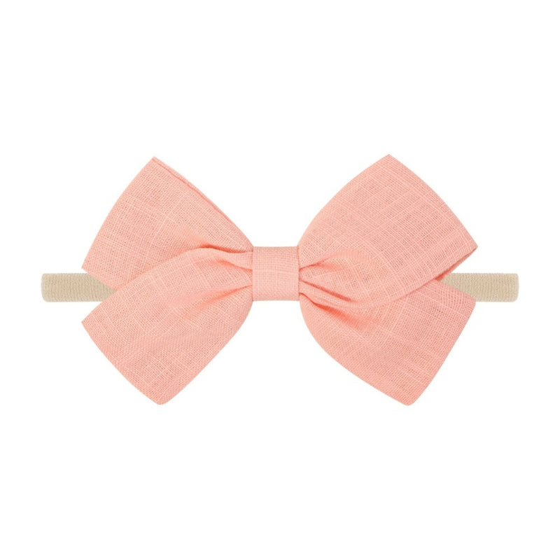 Tinka Tiny Bow in Apricot