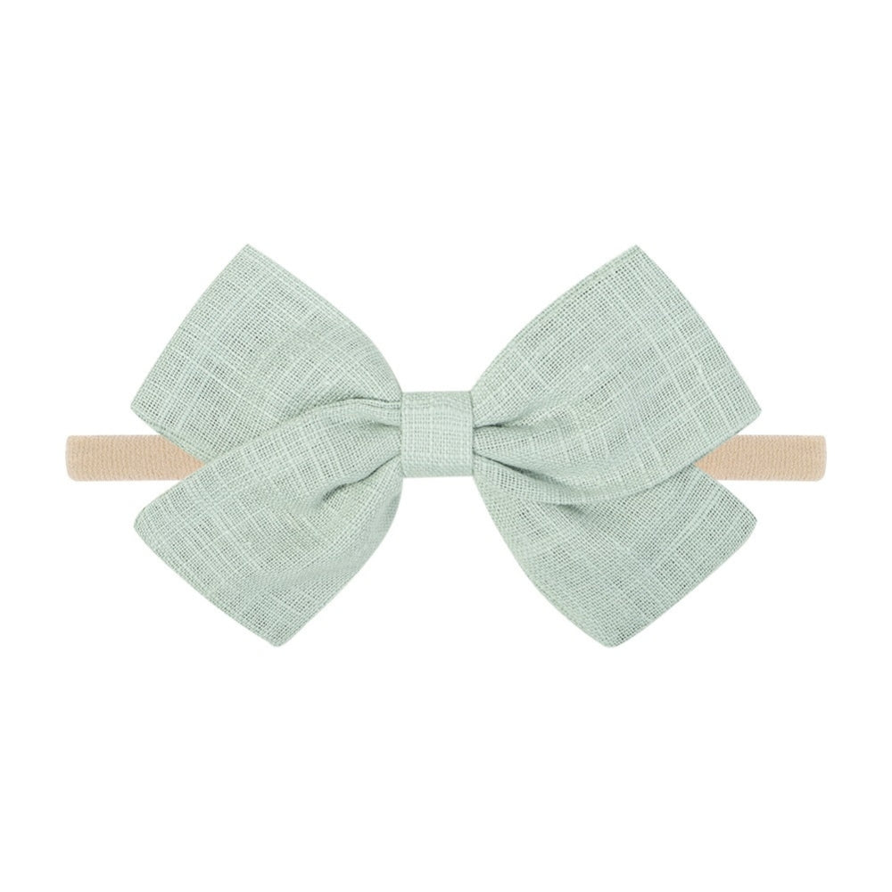 Tinka Tiny Bow in Cascade Green