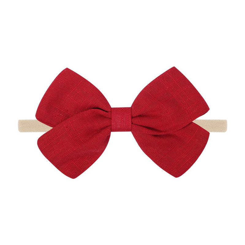 Tinka Tiny Bow in Cherry