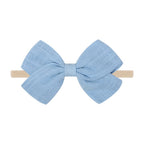 Tinka Tiny Bow in Cornflower Blue