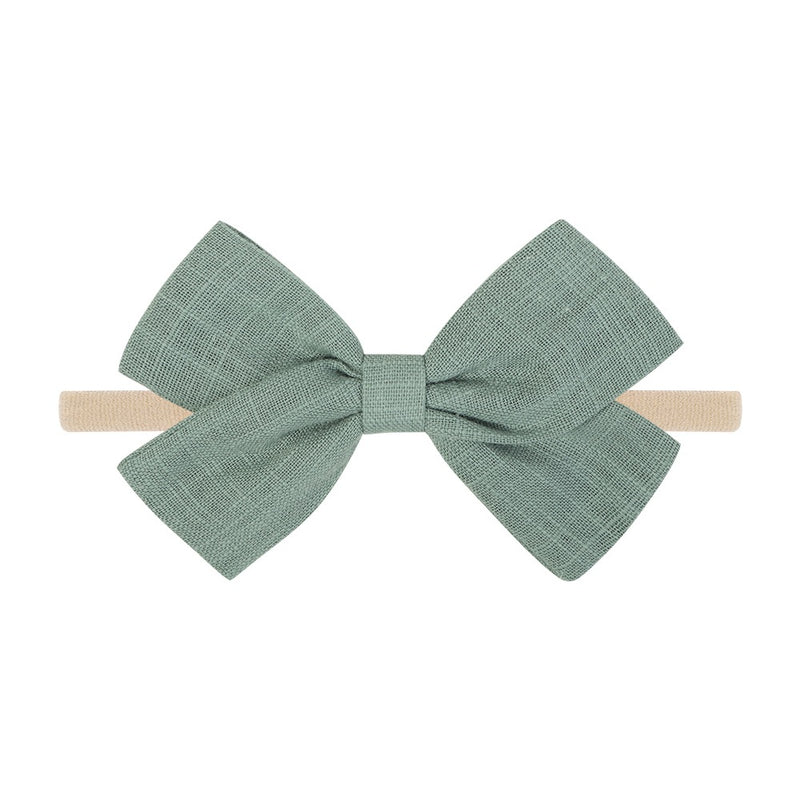 Tinka Tiny Bow in Eucalyptus