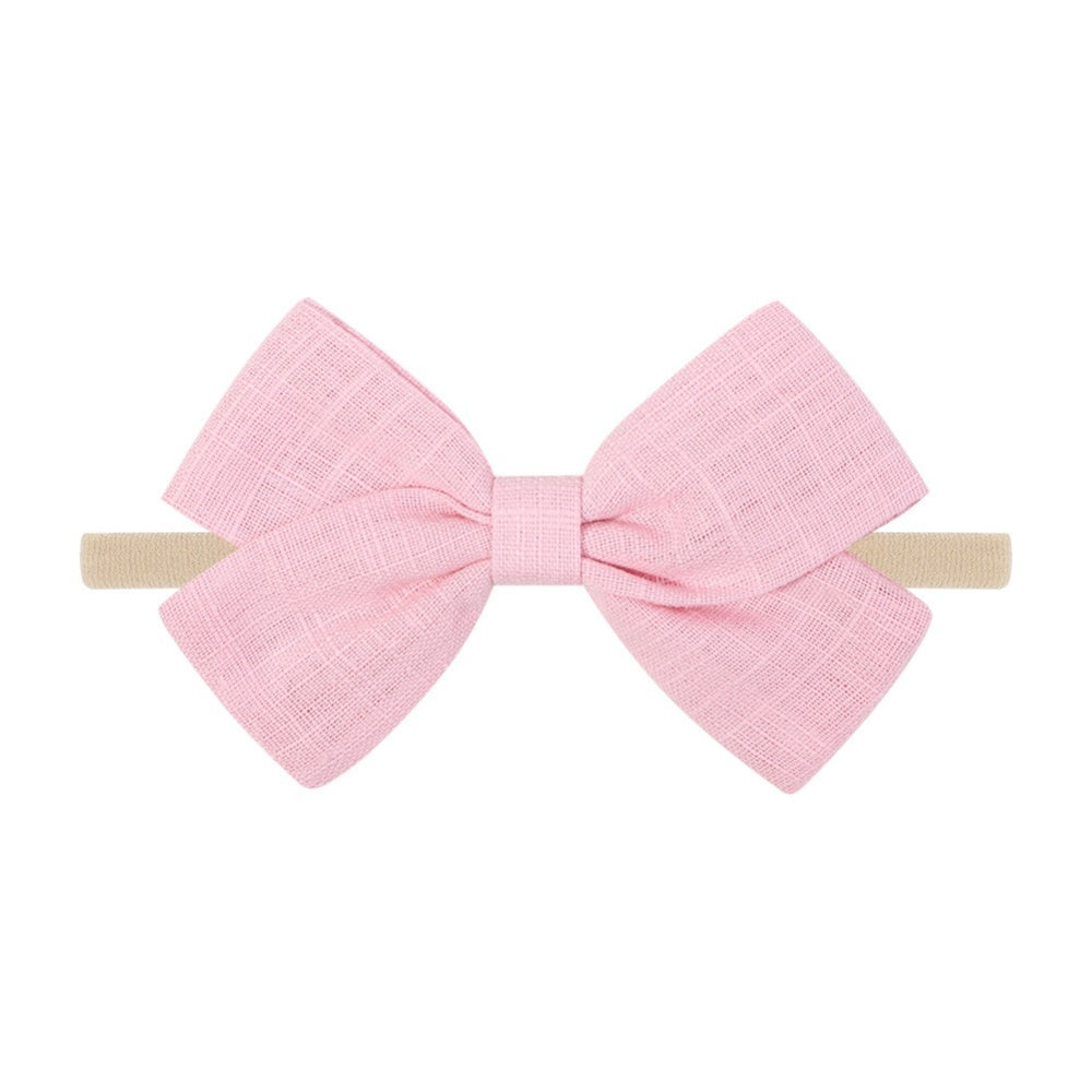 Tinka Tiny Bow in Faded Pink