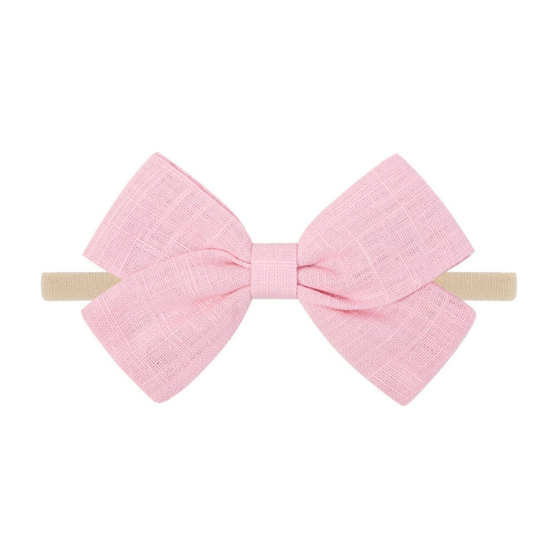 Tinka Tiny Bow in Faded Pink