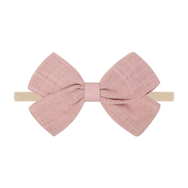 Tinka Tiny Bow in Flamingo