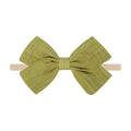 Tinka Tiny Bow in Khaki