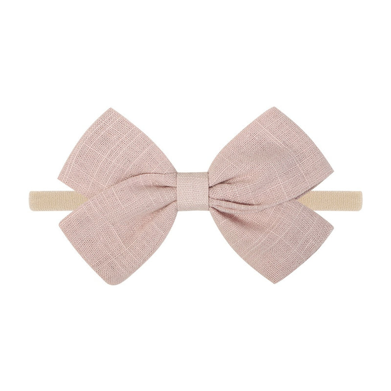 Tinka Tiny Bow in Latte