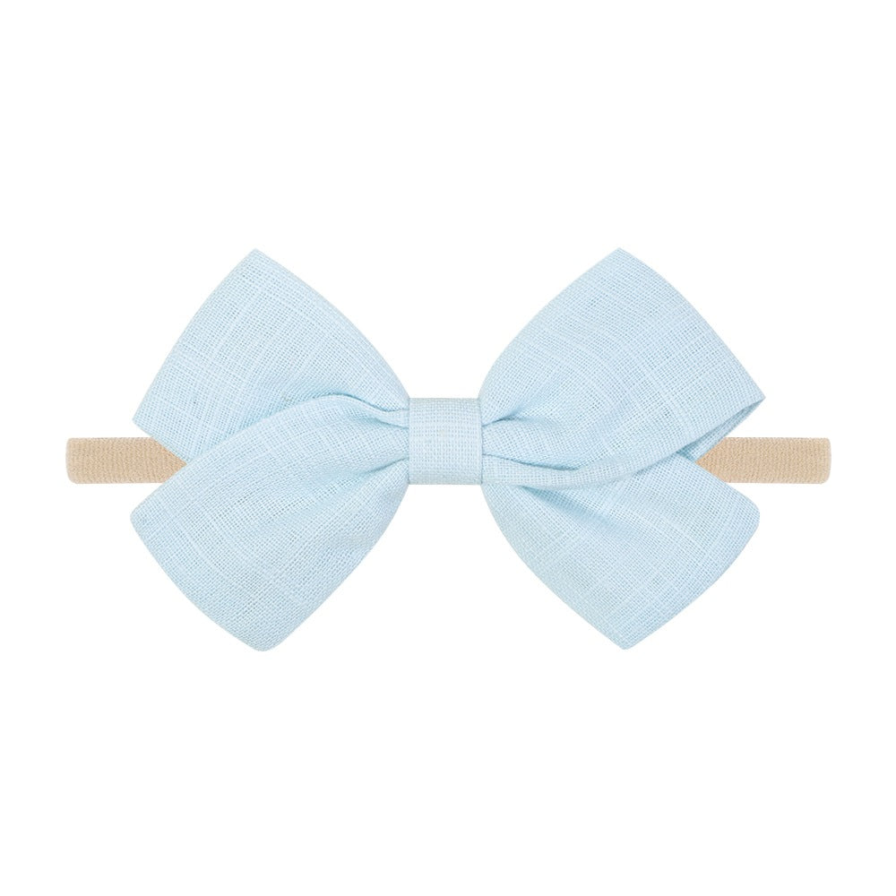 Tinka Tiny Bow in Light Blue