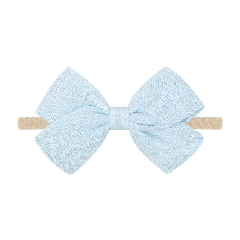 Tinka Tiny Bow in Light Blue