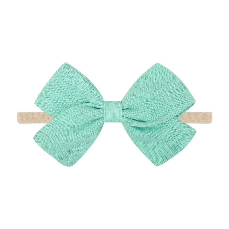 Tinka Tiny Bow in Mint Green
