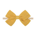 Tinka Tiny Bow in Mustard