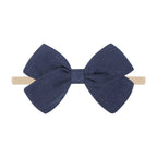 Tinka Tiny Bow in Navy Blue