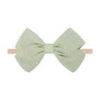 Tinka Tiny Bow in Olive