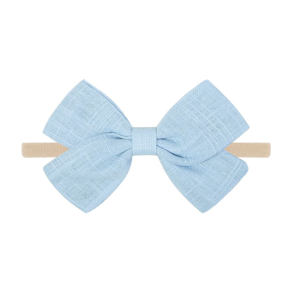Tinka Tiny Bow in Pale Blue
