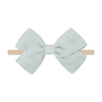 Tinka Tiny Bow in Pastel Sage