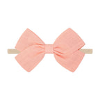 Tinka Tiny Bow in Peach