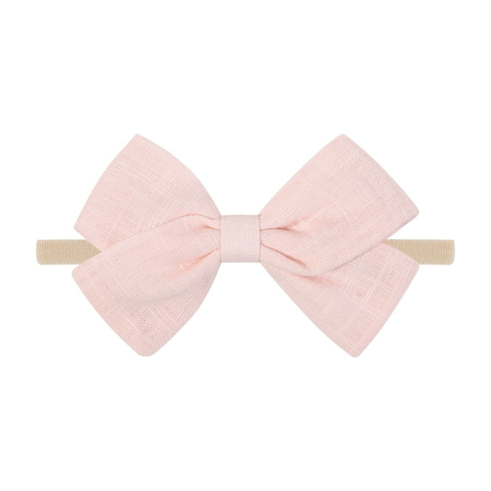Tinka Tiny Bow in Rose Fog