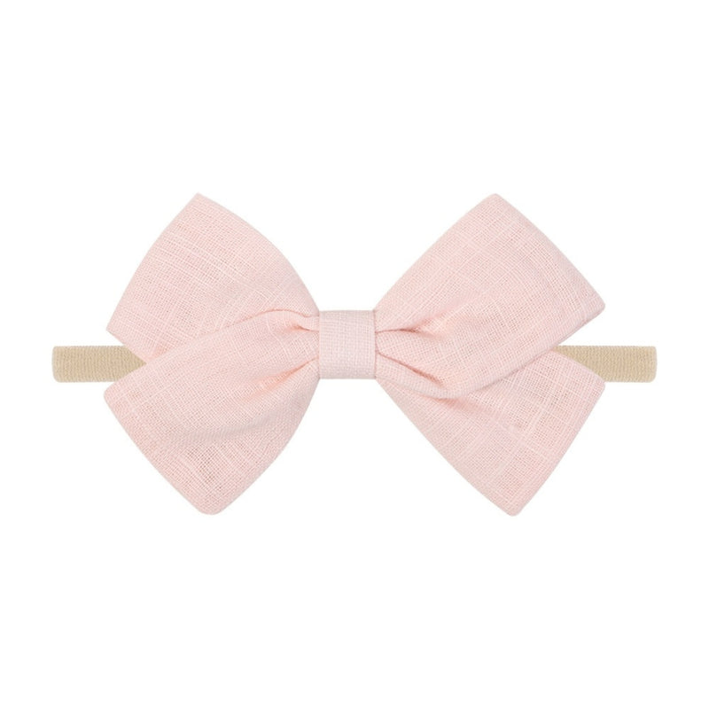 Tinka Tiny Bow in Rose Fog
