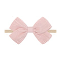 Tinka Tiny Bow in Silver Pink