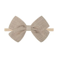 Tinka Tiny Bow in Taupe