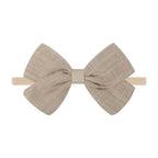 Tinka Tiny Bow in Taupe
