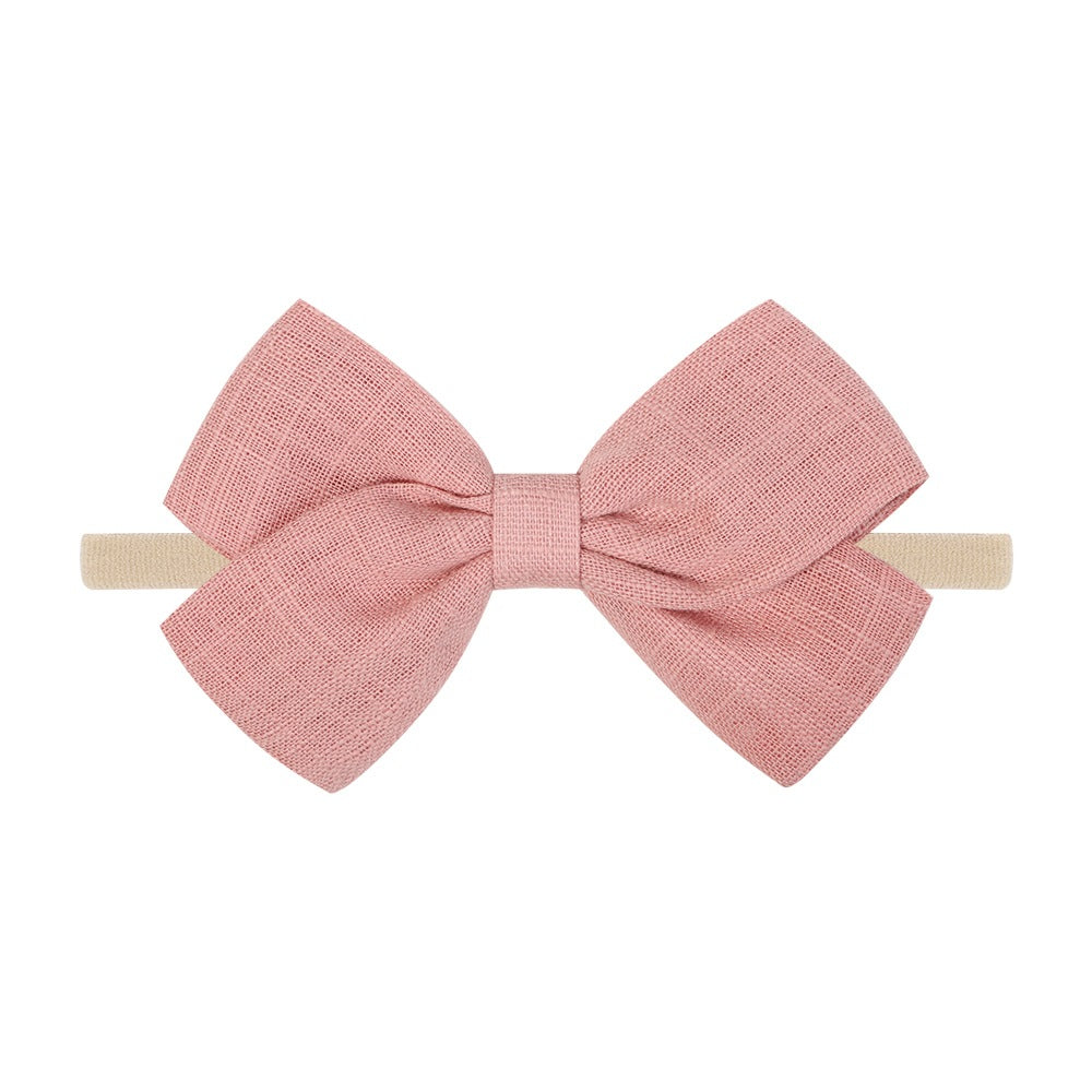Tinka Tiny Bow in Terracotta