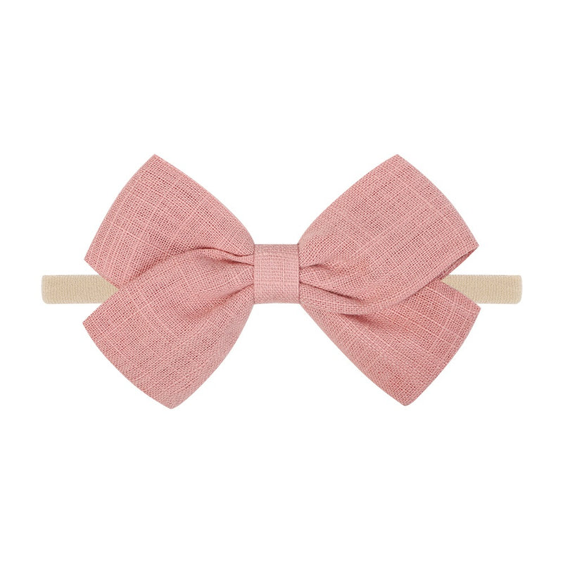 Tinka Tiny Bow in Terracotta