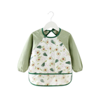 Everyday Print Waterproof Baby Smock Bib, Long Sleeve Bear Necessities