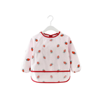 Strawberry Everyday Waterproof Baby Smock Bib Long Sleeve