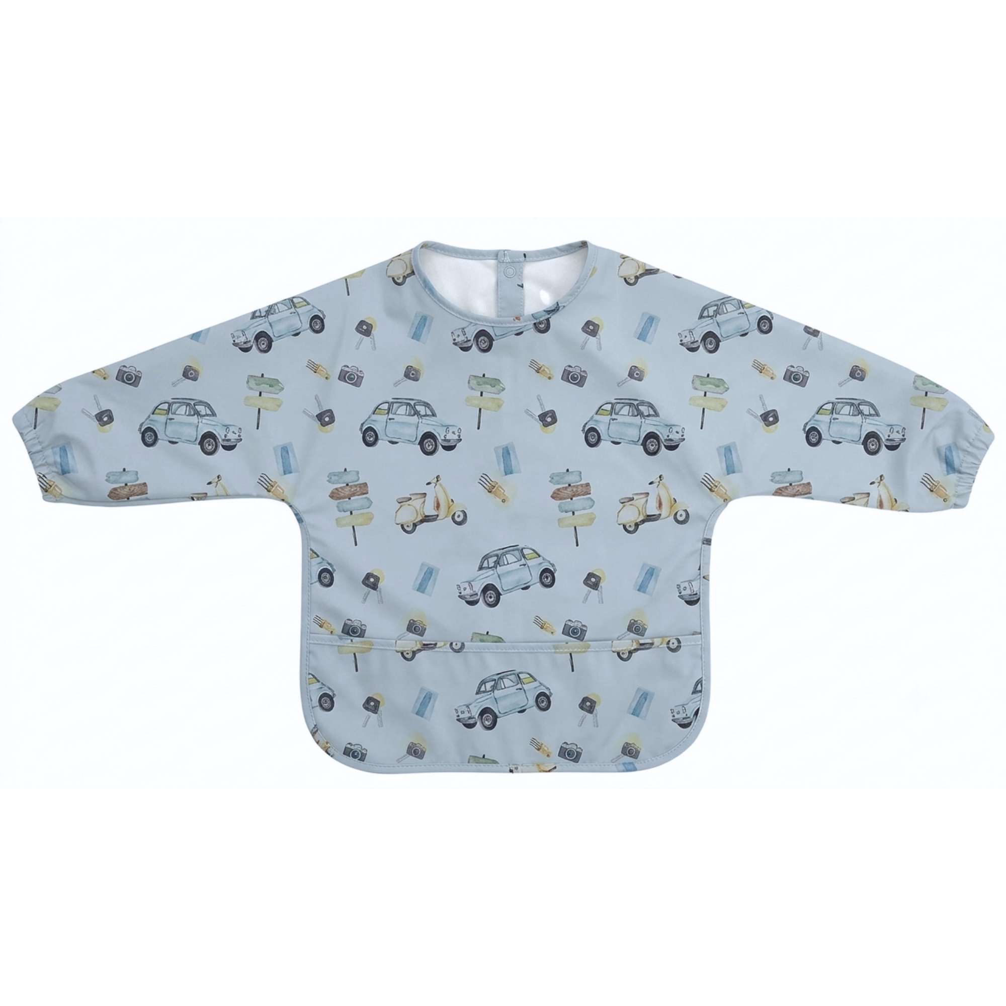 Up & Away Waterproof Baby Smock Bib Long Sleeve