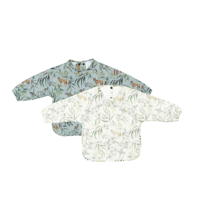 Waterproof Long Sleeve Baby Smock Bib Twin Pack #5