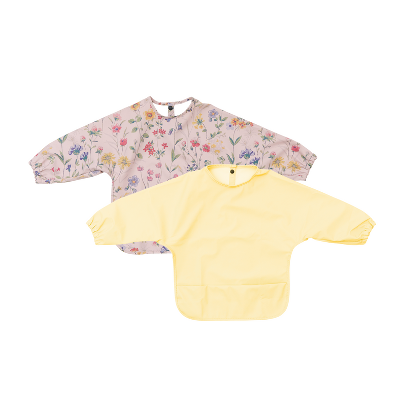 Waterproof Long Sleeve Baby Smock Bib Twin Pack #9