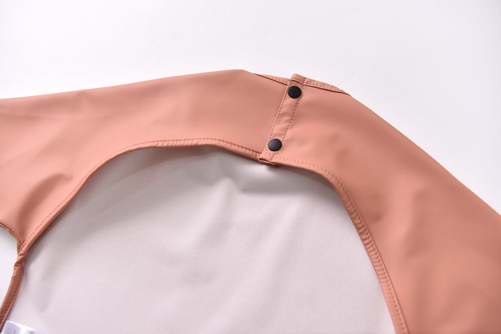 Green Smoke Waterproof Baby Smock Bib Long Sleeve — baby bib product styling