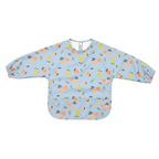 Blue Perfect Pair Premium Waterproof Baby Smock Bib Long Sleeve