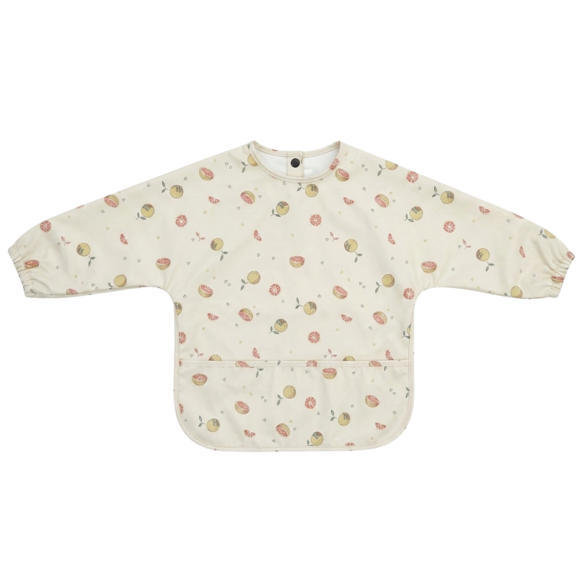 Grapefruit Groove Waterproof Baby Smock Bib Long Sleeve